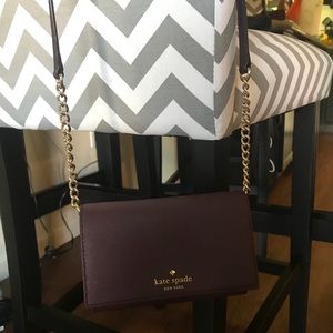 Purple Kate Spade body cross bag